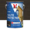 V33 Vernice per legno esterno nero carbone satinato, alta protezione 8 anni, alta resistenza idrorepellente e UV, resistente alle variazioni del legno, Ecolabel, resina di origine vegetale, 5 l
