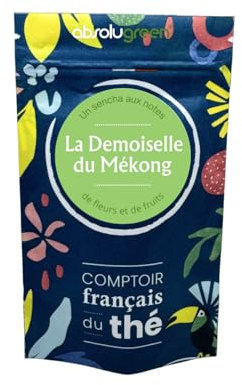 Thé Vert La Demoiselle du Mekong - Comptoir Français du Thé - Thé Vert fruits jaunes - Maison Française - Thé en vrac