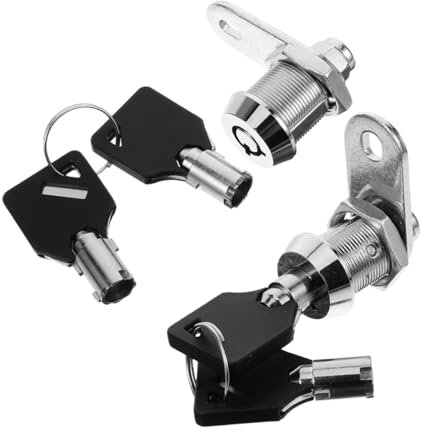 Alipis Hebelschloss Aus Metall Für Schränke Und Werkzeugkästen Mit Schlüssel Ersatz-hebelschloss Für LKW-werkzeugkästen Und Briefkasten Einfache Installation Langlebig Und