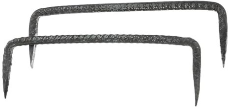 CIYODO Chiodi Fissaggio Doppia Punta Per Lavorazione Del Legno Chiodi Per Impieghi Gravosi 2 Pezzi Per Recinzioni e Da Te Resistente e Facile Da Usare