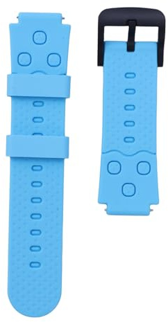 Maxtonser Verstellbares Silikon-Uhrenarmband, 16 mm Breite, Kinder-Smartwatch-Armband, wasserdicht, Ersatzarmband
