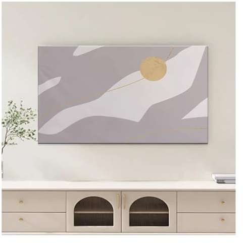 Copertura antipolvere for TV, copertura for schermo TV da 19-70, copertura elastica for TV, copertura decorativa for TV, morbida e traspirante for computer desktop/superfici curve(43inch)