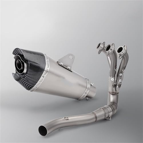 S&istema Di Scarico Completo Per Moto Escape Per Y&amaha MT09 XSR900 Race AT 2021-2025, Raccordo Anteriore In Acciaio Inox