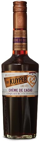 De Kuyper Crème De Cacao Brown Liqueur I 50cl I Sweet and Smooth Liqueur with Rich Chocolate, Caramel, and Walnut Flavours I Ideal for Cocktails, Desserts, and Sipping