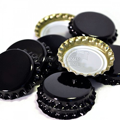 Crown Caps Black 100 pk