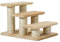 PawHut D33 – 003 Animales Escaleras para Gato/Perros 3 Compartimento Modelo 2, Color Crema