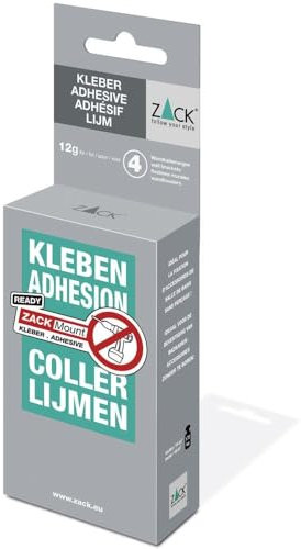 Zack Linea Edelstahl matt ++ Badaccessoires komplette Serie zur Auswahl (Kleber 13 g für 4 Montageplatten)