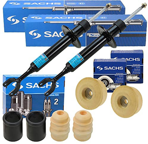SACHS 2x Gasdruck Stoßdämpfer vorne inkl. Domlager & Staubschutzsatz Kompatibel mit SKODA SUPERB 1 (3U4), VW PASSAT B5.5 (3B3), PASSAT B5.5 Variant (3B6)