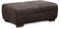 Cavadore Hocker Mavericco / XXL Sofa-Hocker in Lederoptik / Industrial Style / Passend zu Big Sofa und Ecksofa Mavericco / 108 x 71 x 41 cm (BxHXT) / Mikrofaser Anthrazit