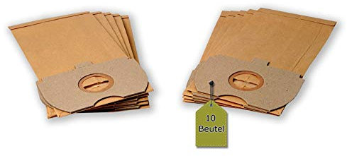 Staubsaugerbeutel ähnlich SWIRL S 63, 10 Staubbeutel + 2 Mikro-Filter