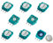 8PCs Ersatz Trimmer Potentiometer Sensor für PS5, PS4, PS3, Xbox und Switch Pro Controller, Trim Pot Widerstände Ersatzteile Sensor für ALPS Analoger Joystick