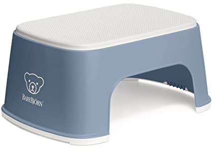 BabyBjörn Tritthocker, Graublau/Weiß