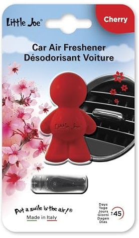 Little Joe Profumatore in gel Profumo di ciliegia per l'aeratore dell'auto. Lunga durata, fino a 45 giorni. Profumo irresistibile e divertente per tutti i tipi di pubblico.