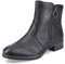 Rieker Damen Ankle Boots 73450, Frauen Stiefeletten,uebergangsschuhe,uebergangsstiefel,knöchelhoch,reißverschluss,Bootee,schwarz (00),39 EU / 6 UK