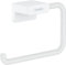 hansgrohe AddStoris - Toilettenpapierhalter, Klopapierhalter für Wandmontage, Klorollenhalter, verdeckte Befestigung, Badezimmer Zubehör, Mattweiß, 41771700