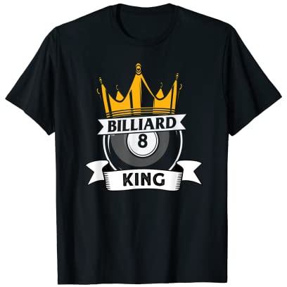 Herren Lustiges Snooker Billard T-Shirt