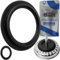 Joint en silicone pour paniers filtrants, 2 unités, extérieur Ø 52mm, intérieur Ø 36mm, compatible avec les paniers à tamis Blanco N° 117507, 117508, 125555, 125561, 13935182, rechange pour N° 117497
