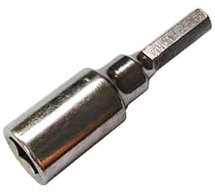 2 Stück/Los Kleiner Sechskantschaft-Bit-Adapter 4 mm bis 6,35 mm 1/4 Zoll Schraubendreher-Bits-Adapterhalter – magnetisch (Color : Magnetic Adapter)