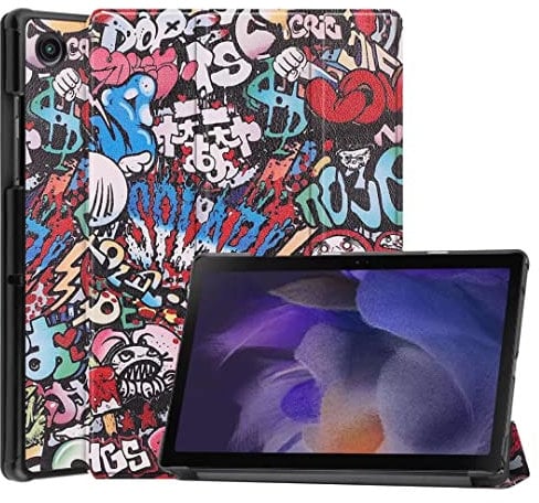 Hülle für Honor Pad X9/Honor Pad X8 Pro, Lightweight Hülle Ultra Dünn mit Standfunktion Schutzhülle mit Auto Schlaf/Wach Cover für Honor Pad X9/Honor Pad X8 Pro,Graffiti