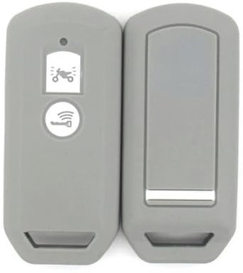 PTATT Silikon-Schlüsseletui für Honda X ADV SH 125 150 300 Forza 125 300 PCX150 2018 Motorrad-Roller 2-Tasten-Smart-Key