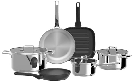 Berghoff - Batterie de cuisine 9 pièces Helix