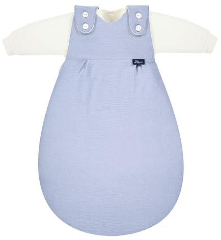 Alvi Schlafsack 4-Season Baby Mäxchen 2tlg | Außensack + Innensack | Leichter Kinderschlafsack aus Baumwolle & waschbar | Ganzjahres Babyschlafsack | für Jungen und Mädchen