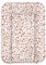 Baby Wickelauflage Blumen im Retro-Stil 70 x 50 cm - Waschbare Wickelunterlage für Unterwegs - Wickelauflage Zubehör - Wickelauflagen Bezüge - Wickeltischauflage Wickelaufsatz Wickeltasche