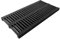 NATOTELA Grille de drainage rectangulaire en plastique polymère - 500 x 250 x 25 mm - Grille de drainage de jardin - Couverture de tranchée d'extérieur pour maison, trottoir, cour, terrasse,