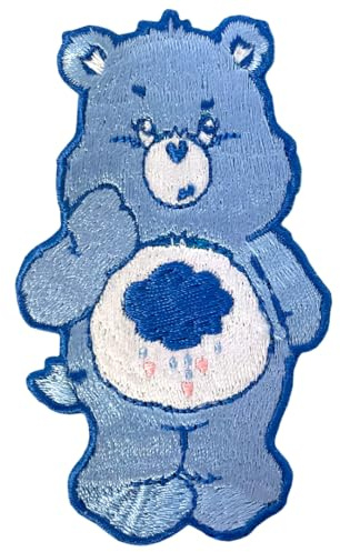 Pawprint Family Classic Grumpy Bear Aufnäher zum Aufnähen, offizielles Lizenzprodukt von Care Bears