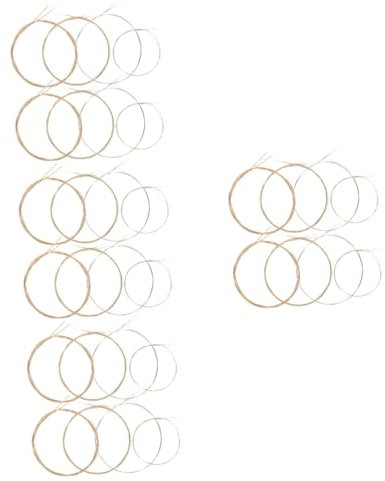 Abaodam 4sets Strings Mandolin Strings Acoustic Ghs Stainless Steel Iron Mandolin