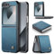 Phernykas Coque pour Samsung Galaxy Z Flip 6 Étui Portefeuille Wallet Cover en Cuir PU avec Cartes Magnétique et RFID Protection Antivol Folio Housse Galaxy Z Flip 6 Case, Bleu