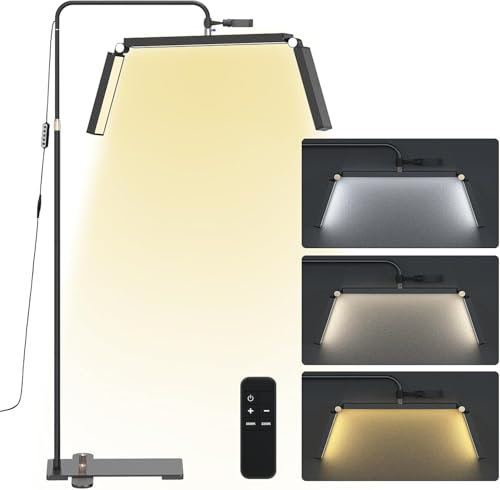 Lmaqfum Lampe extension de cils LED,36 lampe pour cils pour salon, lumière demi-lune pour allongement de cils, soins du visage, tatouage, ongles, maquillage.