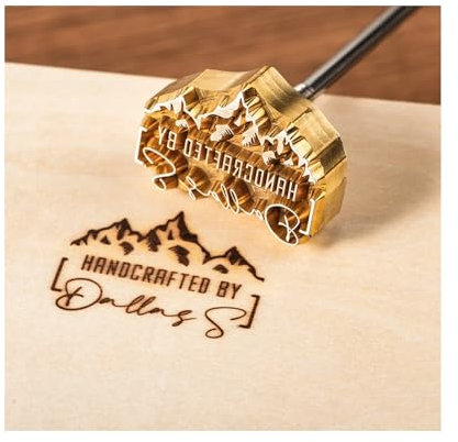 Custom Branding Iron for Woodworkers, Wood Branding Iron, Branding Iron Stamp, Custom Wood Burning Stamp, Branding Iron for Wood
