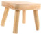 GAROZATION Holzhocker Für Zuhause Kleiner Schuhhocker Aus Robustem Holz Ideal Fußhocker Oder Tritthocker Handlich Und Vielseitig Einsetzbar Perfekt Für Flur Oder Wohnzimmer