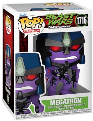 Funko Pop! TV: Transformers - Megatron - Transformers Classic - Collectable Vinyl Figure - Gift Idea - Official Merchandise - Toys for Kids & Adults - TV Fans - Model Figure for Collectors