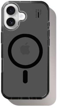 IDEAL OF SWEDEN Transparente Handyhülle für iPhone 16- Schwarz | 3m Sturztest, MagSafe-kompatible Handyhülle mit erhöhten Kamerakanten, transparentes Design