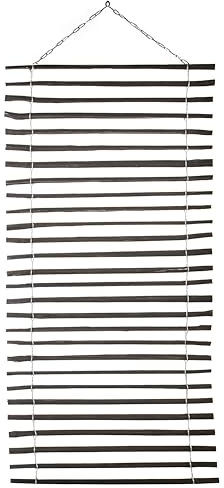 BOGATECO Treillis en noisetier pour plantes grimpantes | 100 x 200 cm noir | Tuteur en bois parfait pour le jardin, le balcon et la terrasse | Treillis brise-vue | 2 tailles au choix