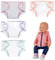Landrain Puppenwindeln 43 cm, 4pcs Puppen Windel für Babypuppen, 15.5*10cm