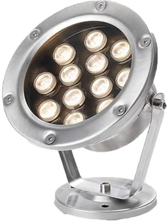 Luces De Paisaje Submarino - Foco LED Piscina, Luces LED Subacuáticas Para Estanques De 12 V, Foco LED Resistente Al Agua IP68, Luz De Paisaje Ajustable De 180 °, Para Jardín, Fuente, Patio(Green,24W)