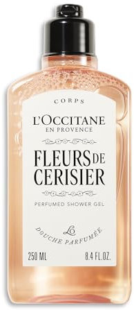 L'OCCITANE - Gel Douche Fleurs de Cerisier - 250 ml - Fabriqué en France