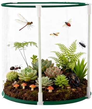 Gehege für Schmetterlinge Robustes Außen-Terrarium mit Reißverschluss-Käfig