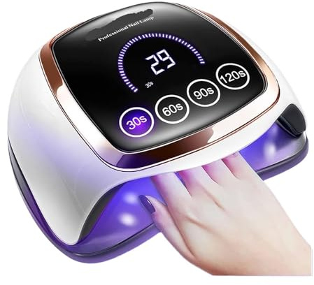 UV LED Lamp For Nails Drying Manicure Lamp With Memory Function LCD Display 168W Professional LED Nail Lamp Nail Art Salon Tools