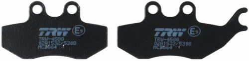 TRW MCB664 Organic Allround Bremsbelagsatz für Piaggio Motorcycles Hexagon LX 2T 1998-2000 Vorderachse und andere Motorräder