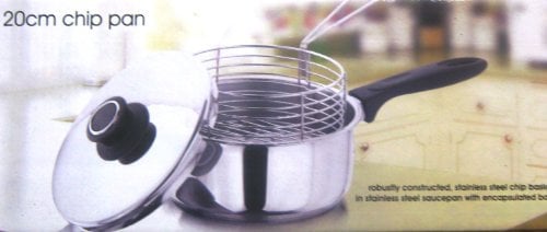 Vinod 20cm Chip Fries Fryer Pan with Fry Basket