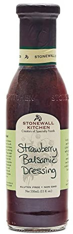 Stonewall Kitchen Pansement Fraises au vinaigre balsamique 11 Ounce Rouge