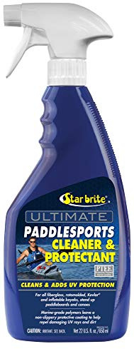 STAR BRITE Ultimate Paddlesports Cleaner & Protectant - Kayak, Canoe, Paddleboard UV Protective Spray - Fiberglass, Kevlar, Plastic Compatible - 22 OZ (096022)