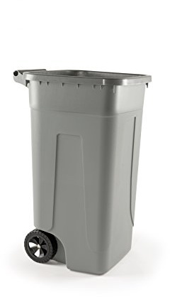 PATTUMIERA LT.100 CON RUOTE SENZA COPERCHIO