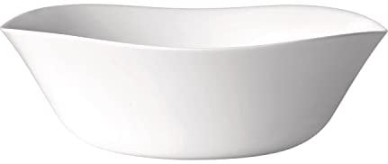 Saladier Bormioli Rocco 88001 Parma Opal, verre, blanc, 26 x 26 x 14 cm - 1 pièce