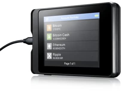 SecuX W10 – Sicherste Krypto Hardware Geldbörse mit großem Touchscreen und NFT-Unterstützung – Verwalten Sie ganz einfach Ihre Bitcoin, Ethereum, SOL, LTC, Doge, BNB, ERC20, BSC und mehr