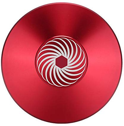 Garsent Record Stabilizer Clamp, Premium Quality Audio Disc Turntable Aluminum Record Weight Clamp(red)
